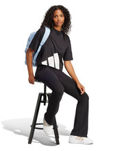 Adidas Woman's Big Logo Αθλητικό Oversized T-shirt JG8736 BLACK/WHITE Adidas Woman's Big Logo Αθλητικό Oversized T-shirt JG8736 BLACK/WHITE