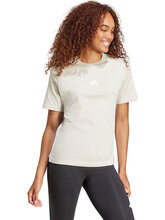 Adidas Woman's Essentials 3-Stripes Βαμβακερό Μπλουζάκι JE1237 WONALU/WHITE