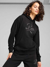 PUMA ESS SCRIPT COMFORT HOODIE FL 694136-01 BLACK