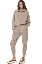 BODY ACTION WOMEN'S SMODAL JOGGERS 021632-01 MOCHA MERINGUE 