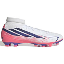 ADIDAS  F50 Hyperfast Club Mid FG Ποδοσφαιρικά Παπούτσια με Τάπες IH7094 WHITE