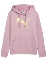 PUMA METALLIC HOODIE Γυναικείο Φούτερ με Κουκούλα 684996-49 MISTY PINK-METALLIC GOLD