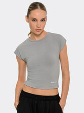 Body Talk Γυναικείο Crop Top 1261-907528-00509 STEEL