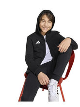 ADIDAS ENT26 FZ HOOD Y Παιδική Φούτερ Ζακέτα με Κουκούλα και Τσέπες KH1782 BLACK/WHITE