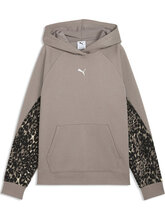 Puma SPORT ANIMAL HOODIE Γυναικείο Φούτερ με Κουκούλα 694007 81 MOUSE GRAY