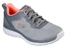 Skechers Engineered Mesh Lace-Up 12607-GYCL γκρι σoμόν
