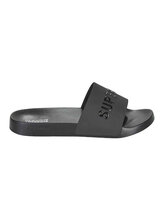 Superdry Logo Vegan Pool Slide WF310216A-16A BLACK/BLACK